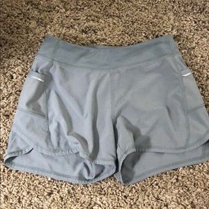 Athleta girl gray shorts